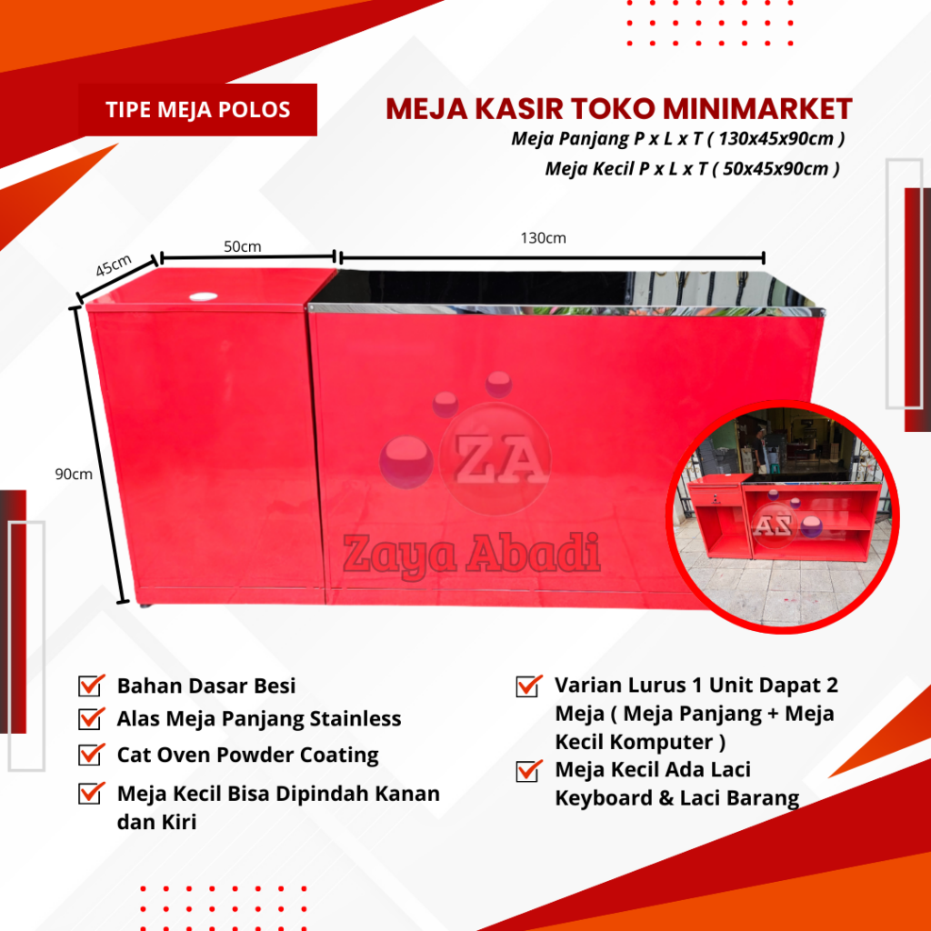 Inspirasi meja kasir toko baju instagramable