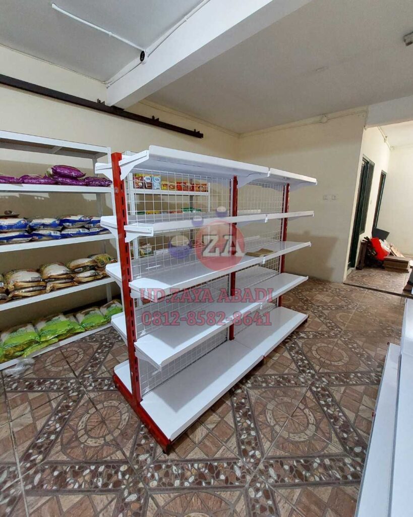 Tata letak rak minimarket memaksimalkan ruang